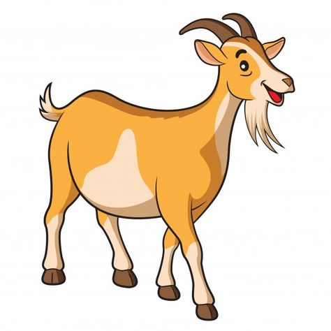 Goat cartoon Premium Vector | Premium Vector #Freepik #vector #food #nature #character #cartoon Nature Character, Walking Cartoon, Goat Picture, Santa Claus Drawing, Winnie The Pooh Drawing, Goat Art, Cute Goats, Vector Food, Happy Cartoon