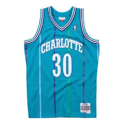 Mitchell & Ness NBA Swingman Jersey Charlotte Hornets Road 1992-93 Dell Curry SMJYGS18146-CHOTEAL92DCU (Retro/Couple/Curry 30/Fans Edition/Basketball Vest) Dell Curry, Arsenal Jersey, Jason Kidd, Jordan Jersey, Tracy Mcgrady, Kevin Garnett, Blake Griffin, Ben Simmons, Chris Paul