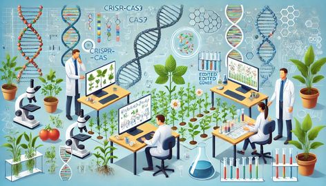 Gene editing using CRISPR-Cas9 technology is revolutionizing agriculture by enabling precise modifications to the genetic makeup of crops. This powerful tool allows scientists to enhance desirable traits such as yield, nutritional value, and resistance to pests and diseases, leading to more sustainable and productive farming practices... https://nathealliv.com/gene-edited-crops-the-future-of-agriculture-with-crispr-technology/ Crispr Technology, Crispr Cas9, Gene Editing, Nutritional Value, Genetic, Scientists, Agriculture, Disease, Sustainability