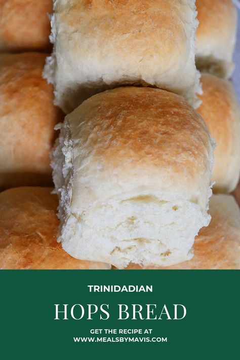 Hops Bread Trinidad, Trinidad Bread Recipes, Trinidad Hops Bread Recipe, Hops Recipes, Hops Bread Recipe, Cassava Pone, Trini Recipes, Homemade Bread Dough, Caribbean Dishes