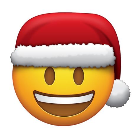 Emoji Request - SantaHatEmoji Ios Stickers, Masskara Festival, Emojis Meanings, Emoji Hat, Emoji Christmas, Imessage Sticker, Emoji Stickers Iphone, Ios Emoji, Iphone Emoji