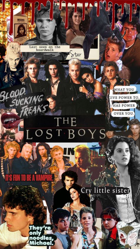 The lost boys, TheGlamReaperLLC, spooky mama, Horror, vampires, spooky, scary movies, horror addict, foryourpage Best Vampire Movies, 80s Aesthetic Wallpaper, Lost Boys Movie, The Lost Boys 1987, Movies Horror, Corey Feldman, Cute Images For Wallpaper, Tim Burton Art, The Lost Boys