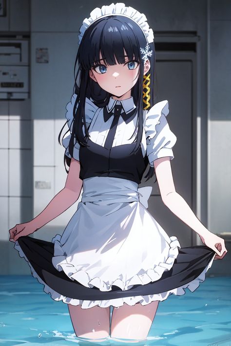 Maid Outfit Anime, Mahouka Koukou No Rettousei, Mai Sakurajima, Anime Maid, Maid Outfit, Female Character Design, Cute Anime Pics, Manga Girl, Cute Anime Character