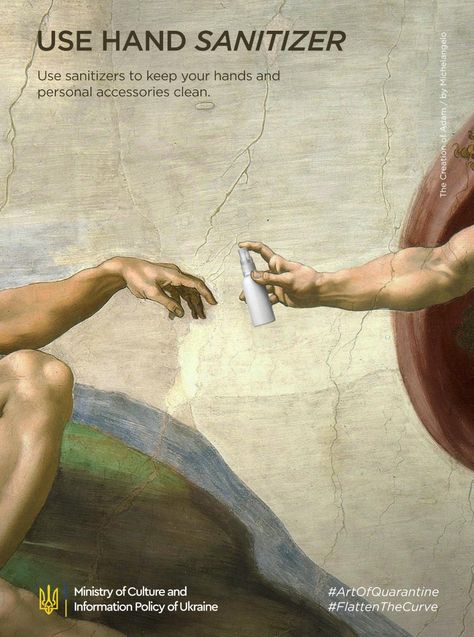 Famous Art Pieces, The Creation Of Adam, René Magritte, Nyc Brooklyn, Famous Artwork, Art Parody, Print Advertising, Famous Art, Modern Times