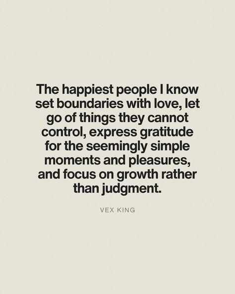 In a world that over-glorifies wealth and social status, the most content souls march to a different beat to sustain happiness—which means much more than material success.⁣ ⁣ They understand the power of saying “no” gracefully, not out of spite or selfishness, but as an act of self-care. They lovingly step away from relationships, obligations, and habits that no longer align with them to make space for what truly feels aligned.⁣ ⁣ Life is unpredictable, and dancing around the unexpected is ex... Life Is Unpredictable, Vex King, King Quotes, Social Status, Expressing Gratitude, The Unexpected, Happy People, In A World, A World