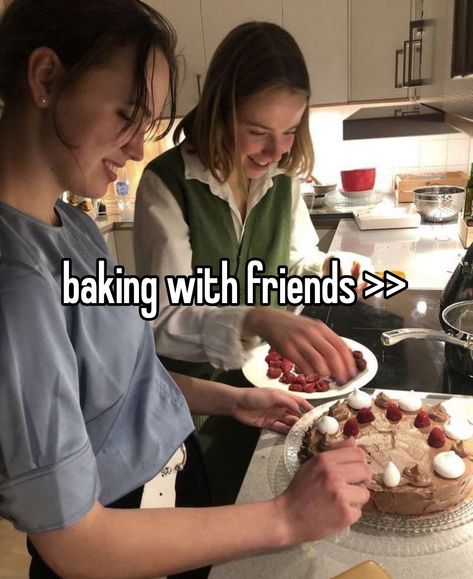 Baking With Friends, Baking Friends, Whispers Aesthetic, Aesthetic Books, I Remember When, Friendship Goals, I Wish I Had, Instagram Inspo, Friend Photos