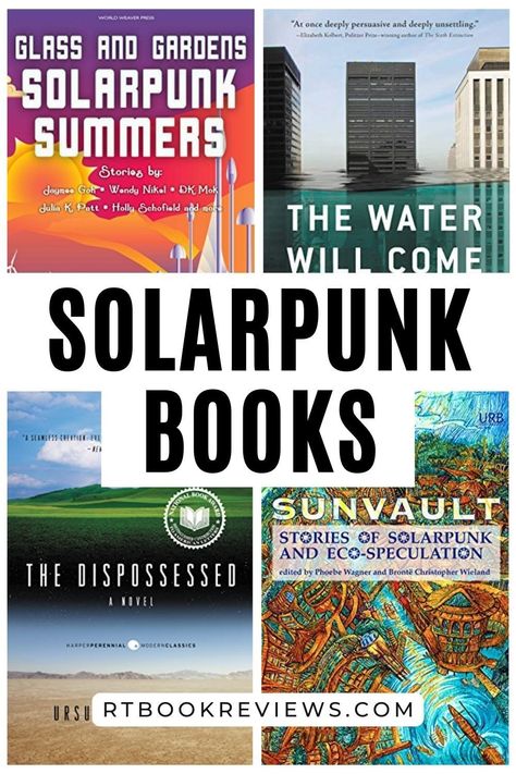 Combining an eco-conscious perspective with innovative and forward-thinking solutions, solarpunk novels present a compelling vision for a more sustainable world. You can find the best books to read right here! Tap for our top 9 best book recommendations. #solarpunk #solarpunkbooks #bestbookstoread Solarpunk Books, The Best Books To Read, Literary Genre, Dystopian Books, Sustainable Community, Investigative Journalism, Renewable Sources Of Energy, The Best Books, Speculative Fiction