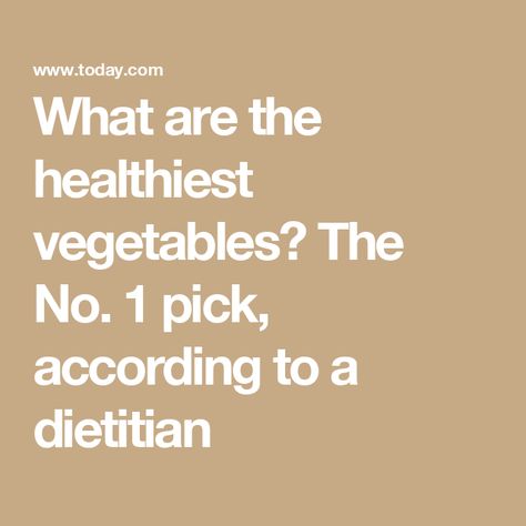 What are the healthiest vegetables? The No. 1 pick, according to a dietitian Healthiest Vegetables, Stuffed Pepper Dip, Red Onion Salad, Recipe Sheets, Starchy Vegetables, Filling Food, Carrot And Ginger, Trending Recipes, Collard Greens