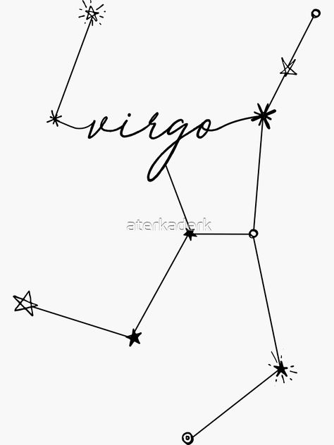 Big Virgo Energy, Constellation Drawing, Leo Constellation Tattoo, Virgo Energy, Virgo Constellation Tattoo, Sagittarius Constellation, Libra Tattoo, Virgo Constellation, Capricorn Tattoo