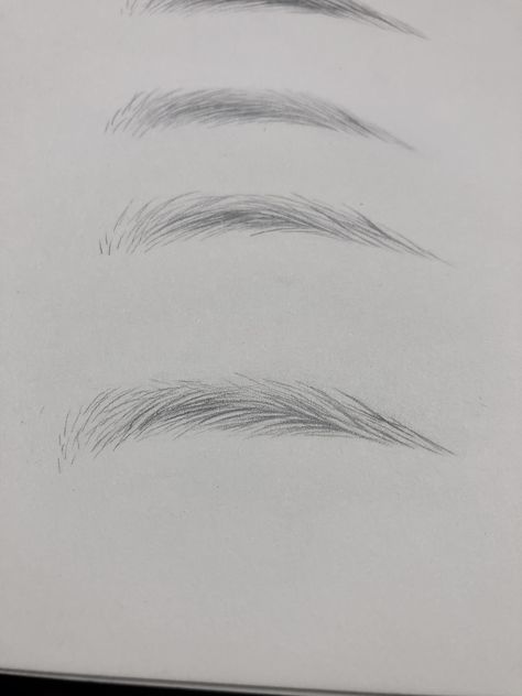 Eyebrow sketch Eye Brows Drawing Reference, Cute Eyebrows Drawing, How To Draw Eyes Brows, Brow Drawing Tutorial, How To Draw Eye Brow, Eyebrow Sketch Tutorial, Eyebrows Drawing Reference, Eyebrow Drawing Reference, Eyebrows Tutorial Drawing