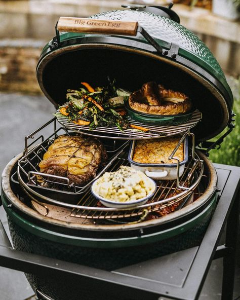 Barbecue Recipes - Best Kamado Ceramic BBQ Recipe Ideas Veggie Wellington, Yorkshire Pudding Batter, Kamado Bbq, Michelin Chef, Kamado Grill, Michelin Star Chef, Bbq Seasoning, Baking Stone, Christmas Lunch