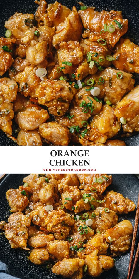 Chinese Orange Chicken (Crispy Chicken without Deep Frying) Dinner Pineapple, Pineapple Chicken Stir Fry, Recipes Pineapple, Chinese Orange Chicken, Marinade Chicken, Chicken Crisps, Easy Orange Chicken, Pineapple Chicken Recipes, Meals Chicken