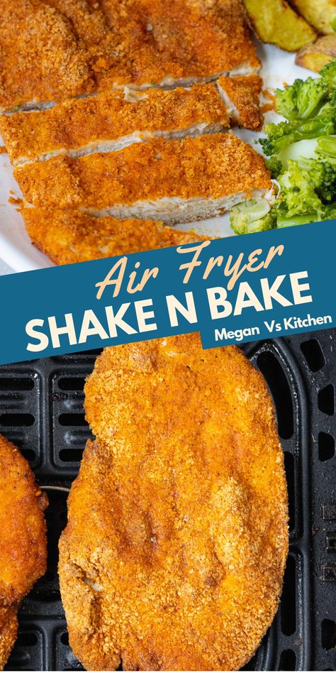 Shake And Bake Chicken In Air Fryer, Shake N Bake Chicken In Air Fryer, Air Fryer Shake And Bake Chicken, Bake Chicken In Air Fryer, Shake N Bake Recipe, Homemade Shake N Bake, Chicken Shake And Bake, Sauce For Baked Chicken, Shake And Bake Chicken