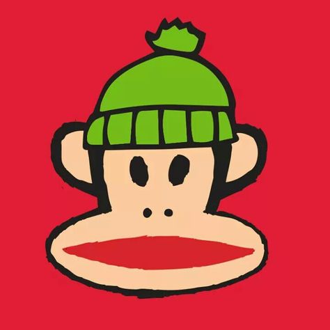 Paul Frank Monkey Pfp, Paul Frank Pfp, Cute Red Pfp, Paul Frank Monkey, Green Widget, Aesthetic Finds, Monkey Icon, Red Pfp, Monkey Drawing