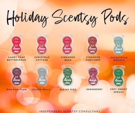 Scentsy Posts, Scentsy 2024, Scentsy Fall, Scentsy Products, Scentsy Consultant Ideas, Pinecone Wreath, Scentsy Consultant, Silver Bells, Sleigh Ride