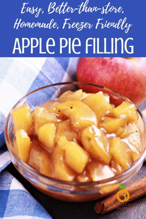 Making homemade Cinnamon Apple Pie filling recipe from scratch, is easier than you think and is so much better than any store bought pie filling. It's made with fresh apples, makes a perfect topping over breakfasts or desserts and bonus, is freezer friendly!!! #applepiefilling #applepiefillingrecipe #homemadeapplepiefilling #instantpotapplepiefilling #cinnamonapples #instantpotcinnamonapples #cinnamonapplepiefillingrecipe #instantpotapplepiefilling #applerecipe #instantpotapplerecipe #pressureco Apple Pie Filling Recipe, Apple Pie Filling Recipes, Pie Fillings, Apple Pie Recipe Easy, Cinnamon Apple Pie, Homemade Apple Pie Filling, Pie Filling Recipes, Hand Pie, Apple Pie Filling