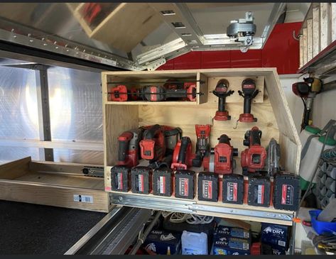 Ute Tool Box Organization, Canopy Toolbox Setup, Ute Toolbox Setup, Canopy Setups 4x4, Ute Canopy Ideas Storage, 4wd Canopy Setup, 4x4 Setup, Truck Toolbox Organization, Canopy Setup