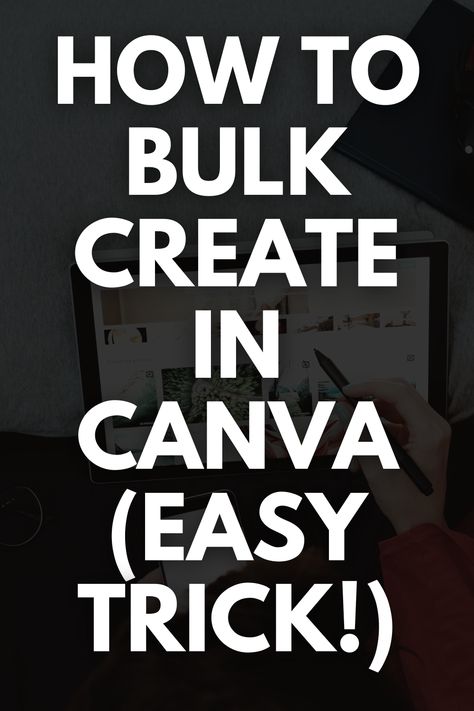 Learn how to efficiently bulk create designs in Canva with this comprehensive guide. Explore step-by-step instructions on using templates, resizing, and managing multiple projects simultaneously to save time and boost productivity. Boost Productivity, Simple Tricks, Step By Step Instructions, Save Time, Projects To Try, Step By Step, Canvas, Design