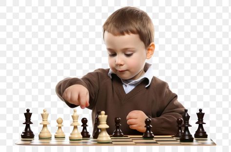 Chess Png, Kid Kid, Playing Board Games, Child Playing, How To Play Chess, Playing Chess, Chess Club, Club Ideas, Free Png