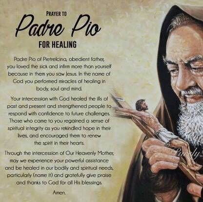 Miracle Prayer For The Sick, Verses For Sympathy Cards, Padre Pio Prayer, Rosary Prayers, Prayers Catholic, Rosary Prayers Catholic, Prayer For The Sick, Catholic Prayers Daily, Prayer For Mothers