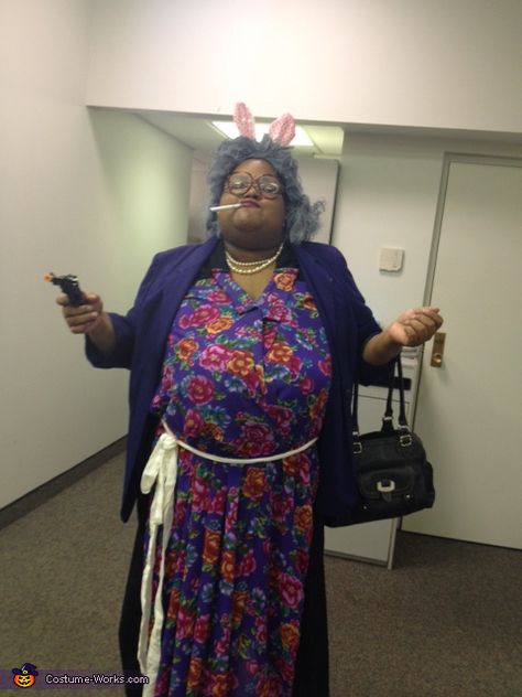 Madea - Halloween Costume Contest via @costume_works Madea Halloween Costume, Homemade Costume Ideas Women, Madea Costume, Madea Halloween, Easy Couple Halloween Costumes, 25th Bday, Party City Costumes, Plus Size Halloween Costume, Homecoming Ideas