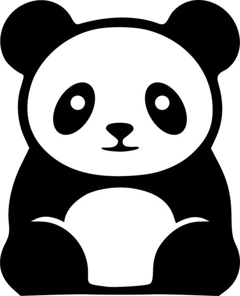 Cute sitting panda outlines vector illustration Panda Outline, Vector Nature, Christmas Crafts For Gifts, Christmas Craft, Craft Gifts, Christmas Crafts, Vector Free, Vector Illustration, Clip Art