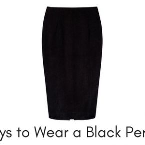 Five Ways to Wear a Black Pencil Skirt Black Straight Midi Skirt Outfit, How To Style Black Pencil Skirt, Black Pencil Skirt Outfit Winter, Black Pencil Skirt Outfit Dressy, Black Straight Skirt Outfit, Winter Black Pencil Skirt, Black Winter Pencil Skirt For Workwear, Pencil Skirt With Tights, Trendy Black Knee-length Pencil Skirt