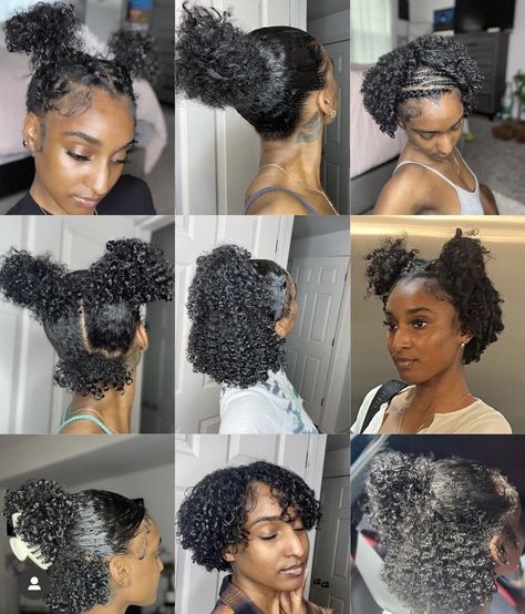 Natural Hair Concert Hairstyles, Natural Curly Styles For Black Women, 4c Friendly Hairstyles, Short Curly Haircuts Natural Black Women 4c Hair, 4c Type Hairstyles, Hair Styles For 4a Hair, Natural Hair Outfits Black Women, 4a Natural Hair Short, Updo Styles For Black Women Natural Hair