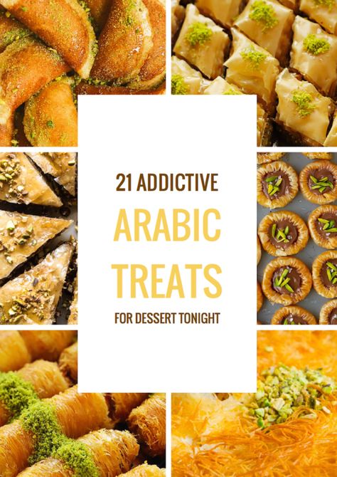 21 Addictive Arabic Sweets and Desserts That Will Make You an Instant Fan | Parade: Entertainment, Recipes, Health, Life, Holidays Arabic Dessert Recipes, Baklava Pistachio, Love Arabic, Best Fudge Recipe, Middle Eastern Sweets, Arabic Sweets Recipes, Lebanese Desserts, Arabic Desserts, Coconut Baking