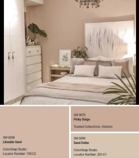 Mocha Bedroom, Ivory Bedroom, Beige Wall Paints, Unisex Bedroom, Light Gray Bedroom, Blush Bedroom, Wall Paint Patterns, Gray Bedroom Walls, Beige Bedroom