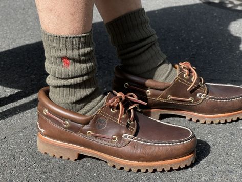 Boat Shoes Outfit, Timberland Loafers, Timberland Boat Shoes, Loafers Outfit, Dad Fashion, Fall Outfits Men, Timberlands Shoes, The Apartment, Shoe Inspiration