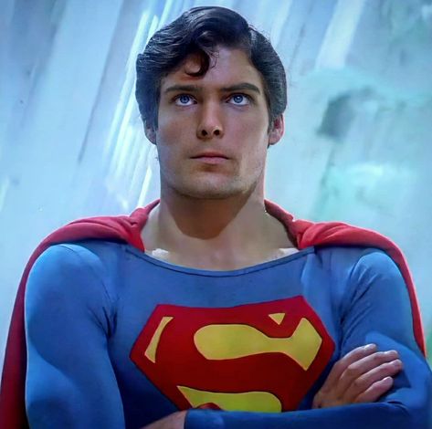 Superman Christopher Reeve, Superman Actors, Original Superman, First Superman, Christopher Reeve Superman, Superman Film, Superman Artwork, Superman Movies, Superman Art