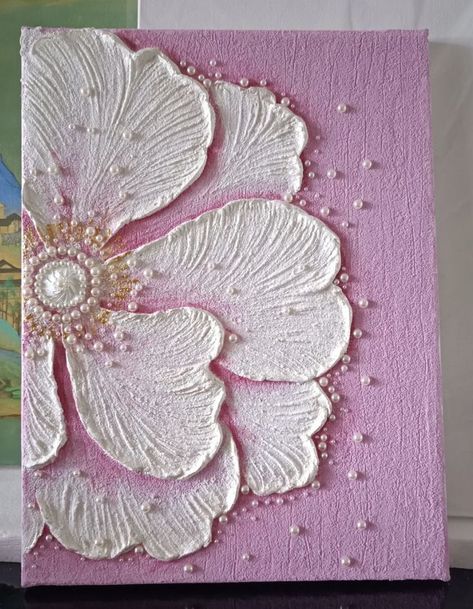 فن الرسم بالمسامير, Istoria Artei, Flower Canvas Art, Diy Abstract Canvas Art, Soyut Sanat Tabloları, Textured Canvas Art, Small Canvas Art, Diy Canvas Art Painting, Mini Canvas Art