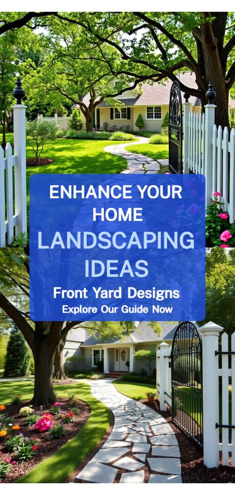 Front Yard Landscaping Ideas Frontyard Landscape Low Maintenance, Landscape Low Maintenance, Easy Front Yard Landscaping Ideas, Easy Front Yard Landscaping, Front Yard Design Ideas, Low Maintenance Garden Design, Pastel Christmas Decor, Add Curb Appeal, Eco Friendly Diy