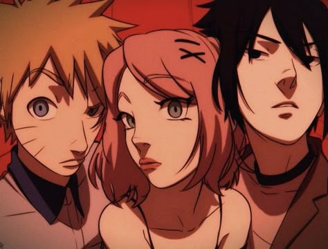 Naruto Team 7, Naruto Teams, Naruto Fanart, Naruto Fan Art, Naruto Sasuke Sakura, Retro Future, Sasuke Sakura, Naruto Cute, Sakura Uchiha