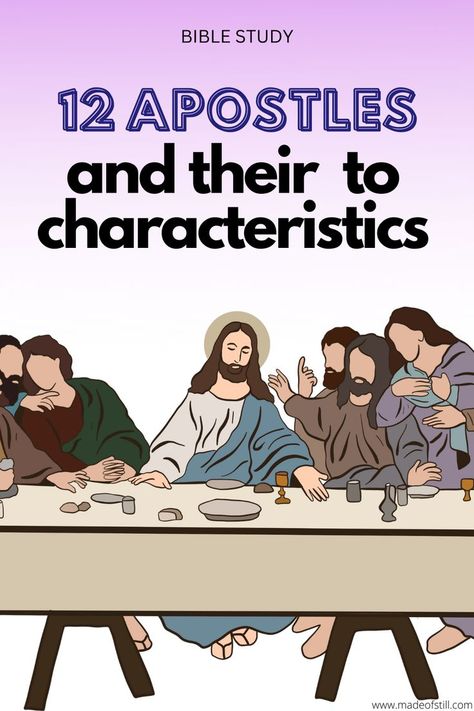 12 apostles Couples Bible Study, Bible Character Study, The 12 Apostles, Youth Bible Study, Love For God, Learn The Bible, 12 Apostles, Bible Quiz, Bible Study Books