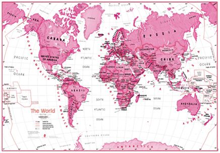 (Maps International) World Map Wallpaper Iphone, Map Wallpaper Iphone, Pink World Map Wallpaper, Pink World Map, Classroom Map, Wallpaper Rosa, South America Map, Map Paper, Asia Map