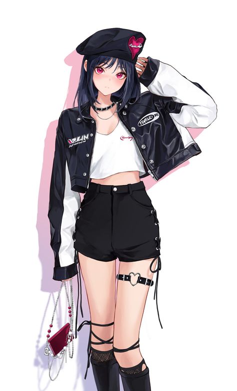 ArtStation - Photo study Photo Study, Modern Street Style, Bratz Inspired Outfits, Military Outfit, Cute Profile Pictures, Cute Anime Pics, Kawaii Girl, Character Outfits, Cute Anime Couples