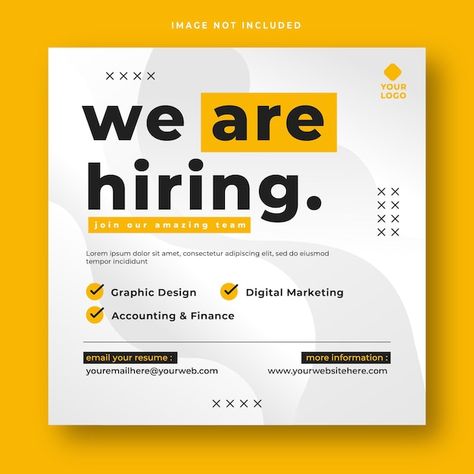 Linkedin Hiring Post, Job Hiring Poster, Post Linkedin, Hiring Poster, Recruitment Poster, Flyer Ideas, We Are Hiring, Accounting And Finance, Jobs Hiring