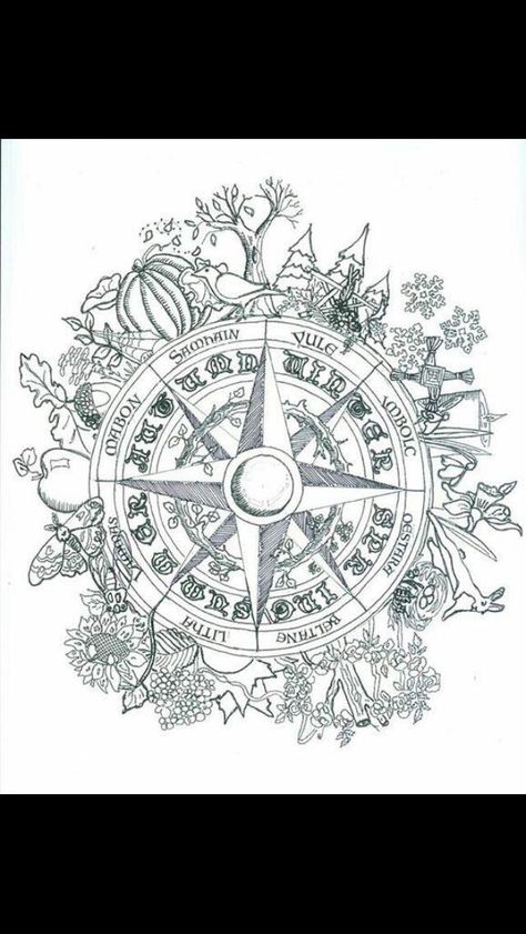 Wheel of the year colouring page Wheel Of The Year Drawing, Wheel Of The Year Grimoire Page, Wheel Of The Year Coloring Page, Wheel Of The Year Tattoo, Wheel Of The Year Printable, Grimoire Printables, Pagan Calendar, Blank Coloring Pages, Wiccan Rituals