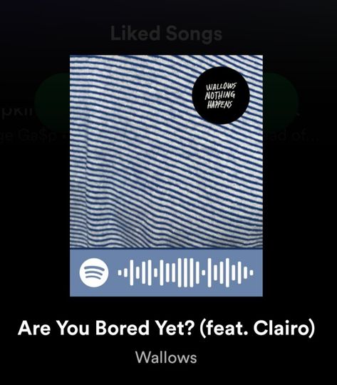 Are You Bored Yet Spotify, Are You Bored Yet, Canciones Aesthetic, Spotify Codes, Musica Spotify, Soundcloud Music, Spotify Code, Cool Album Covers, Film Posters Minimalist