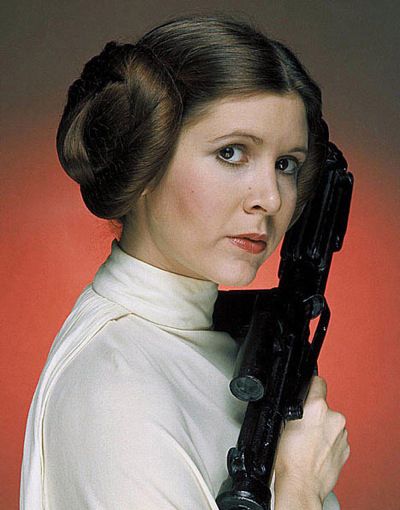 A look back at Carrie Fisher as Princess Leia in ‘Star Wars’ – SheKnows Mystique Jennifer Lawrence, Princess Leia Hair, Carrie Fisher Princess Leia, Elizabeth Swann, Daryl Hannah, Leia Star Wars, Star Wars Princess Leia, Star Wars Princess, Star Wars 1977