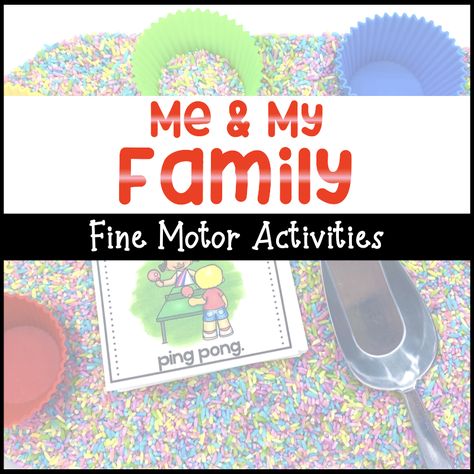 Incorporating preschool fine motor activities into your daily routines gives your learners opportunities to practice those fine motor skills. These all about me fine motor activities will be a hit! If you are looking for me and my family activities for toddlers - you’ve found them. From bubble foam cupcakes and paperbag haircuts, to a map and a sensory bin, this set includes fine motor ideas for your toddlers. Me And My Family Activities, All About Me Fine Motor, Family Activities For Toddlers, My Family Activities, All About Me Activities For Preschoolers, Room Blueprint, All About Me Maths, Initial Sound Activities, Me Preschool Theme