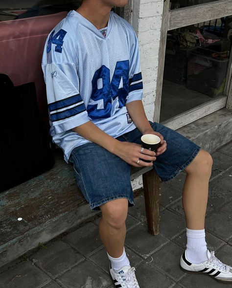 Summer Jorts, Summer Streetwear, Street Fashion Men Streetwear, Guys Clothing Styles, Men Streetwear, Room Idea, Clothing Styles, Mens Streetwear, Spring Summer Outfits