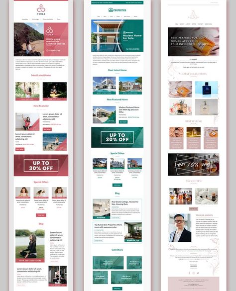 Email Marketing Website, Email Template Design Newsletter, Mail Chimp Templates Newsletter Design, Internal Newsletter Design, Webinar Email Design, Mailchimp Email Design Inspiration, B2b Email Design, Email Newsletter Design Layout Creative, Digital Newsletter Design Layout