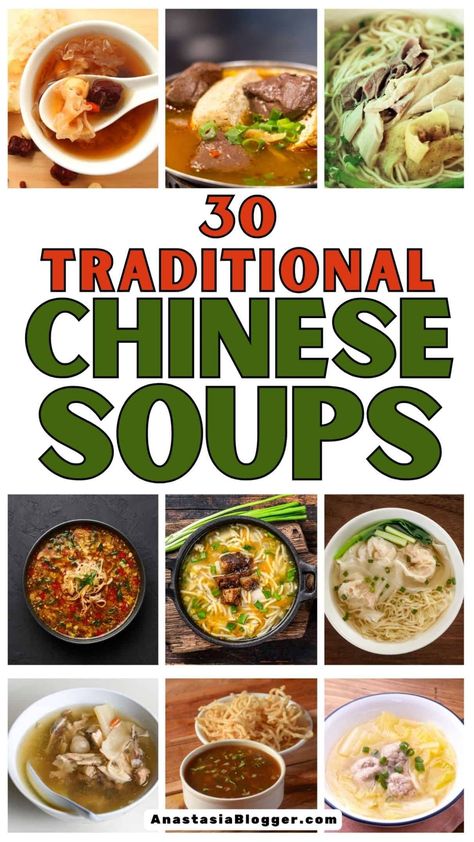 Indulge in the comforting warmth of delicious and nutritious Chinese soup recipes to keep you cozy on crisp days. Explore a curated collection of nourishing soups to soothe your senses and enliven your taste buds. From traditional classics to modern twists, discover the perfect blend of flavors for cold weather cravings. Treat yourself to a flavorful bowl that not only warms the body but also satisfies the soul. How To Make Chinese Soup, Chinese Pear Soup, Chinese Soup Recipe, Chinese Soups Recipe, Chinese Soups Traditional, Cozy Winter Soup Recipes, European Soup Recipes, Chinese Soup Recipes Healthy, Asian Soup Recipes Easy