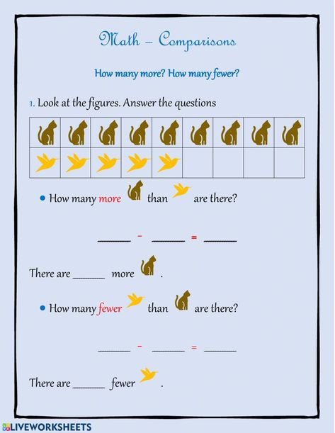 Fewer More Same Activities, Math Addition Worksheets, Word Problem, Math Tasks, Singapore Math, Addition Worksheets, Math Word Problems, Math Addition, Math Concepts