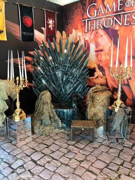 House Of Dragons Party, 18th Debut Theme, Game Of Thorns, Game Of Thrones Decor, Game Of Thrones Birthday, Debut Theme, Viking Party, Game Of Thrones Theme, Game Of Thrones Party