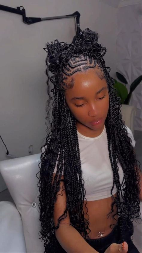 Goddess Braids Tutorial, Braids With Human Hair, Latest Hair Braids, Braids Tutorial, Braids Knotless, Short Box Braids Hairstyles, Twisted Hair, Braided Hairstyles For Black Women Cornrows, Big Box Braids Hairstyles