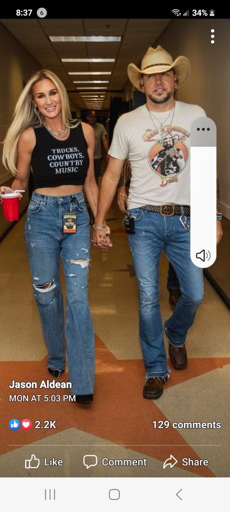 Jason Aldean Concert Outfit, Cowboy Husband, Jason Aldean Concert, Brittany Aldean, Jason Aldean, Country Concert Outfit, Country Concerts, Country Concert, Gorgeous Eyes